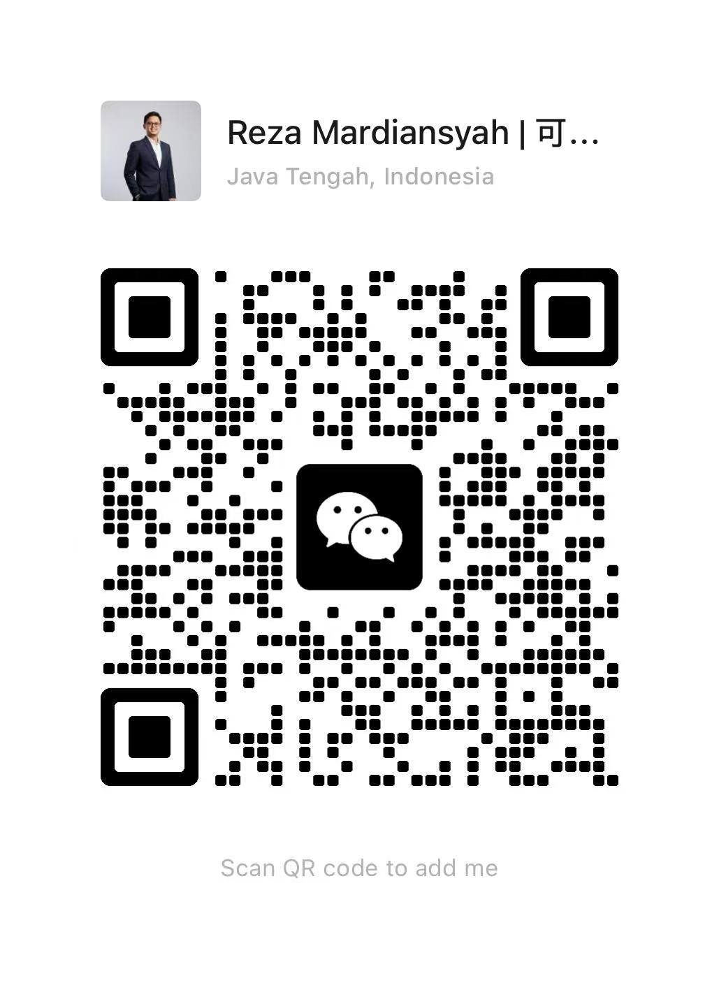 WeChat QR Reza
